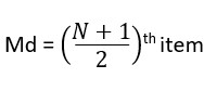 MEDIAN - DEFINITION AND CALCULATION